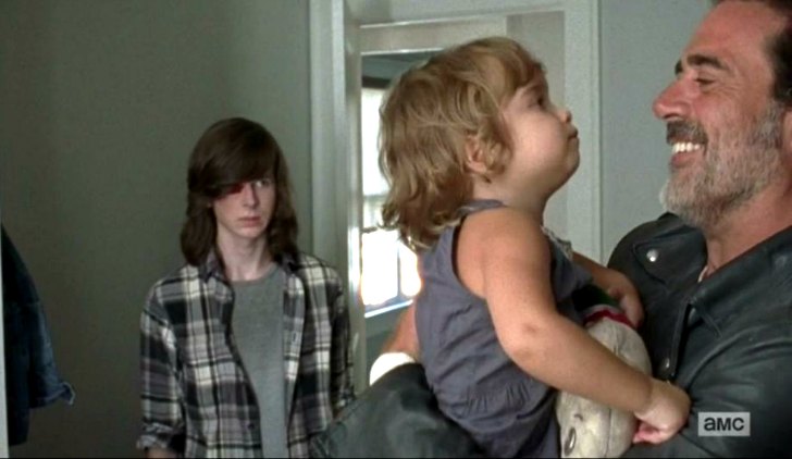 Carl%2C+Judith+and+Negan