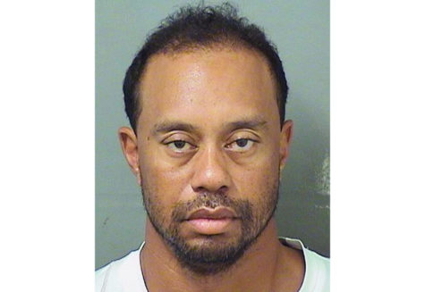 Tiger Woods is charged with a DUI