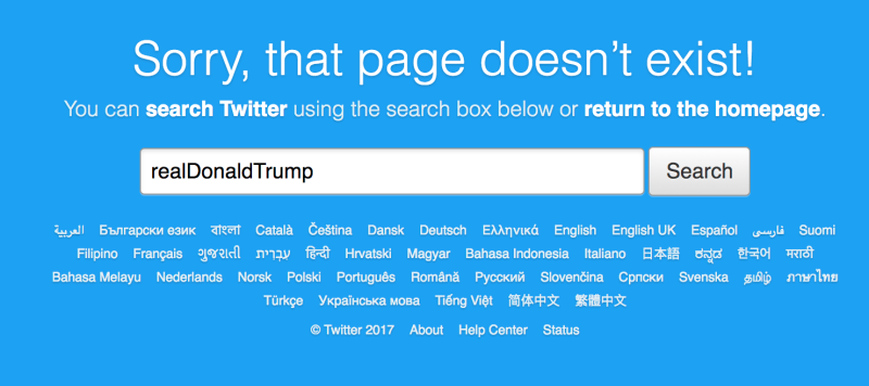 Trumps+Twitter+account+suspended+for+11+minutes