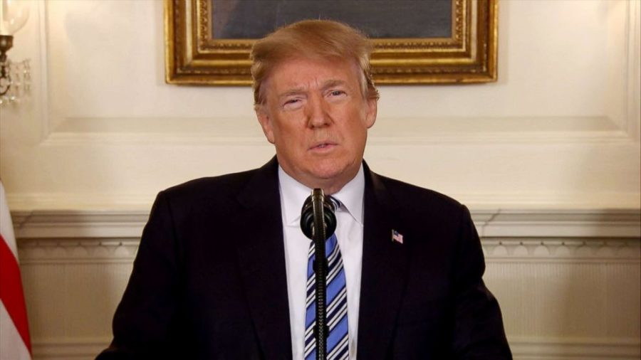 On Thursday, February 15, President Trump addresses the nation from the White House a day after a shooting at Marjory Stoneman Douglas High School in Parkland High School