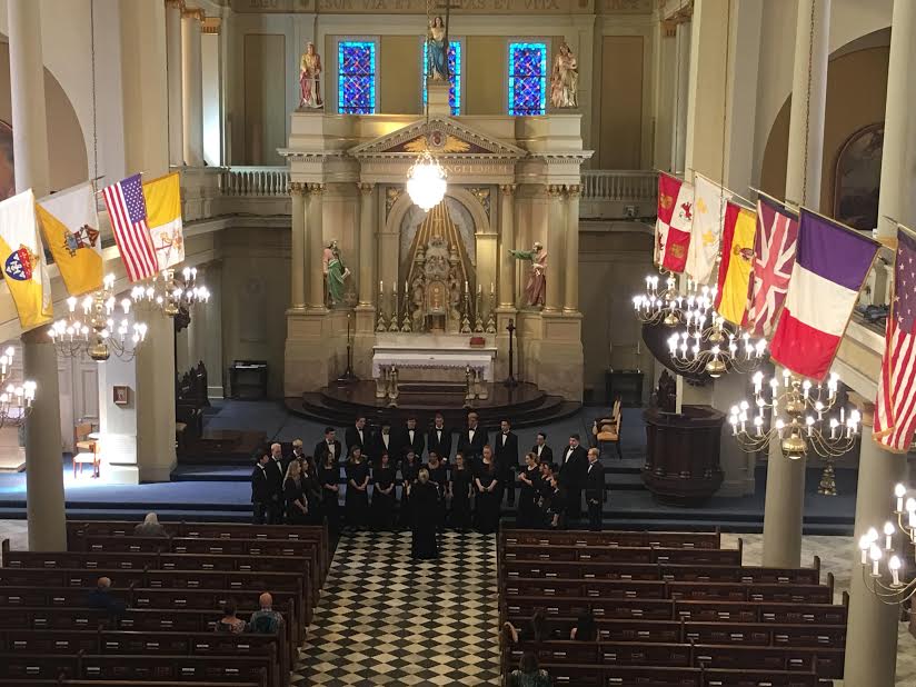 The Chamber Singers perform in New Orleans