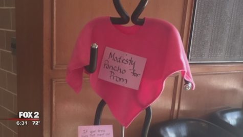 High school in Michigan pushes modesty ponchos