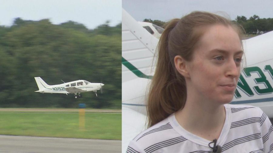 Young pilot lands a disabled plane solo