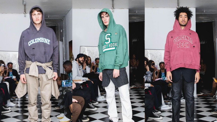 Fashion brand Bstroy debuts school-shooting emblazoned sweatshirts at NYFW; incites outrage