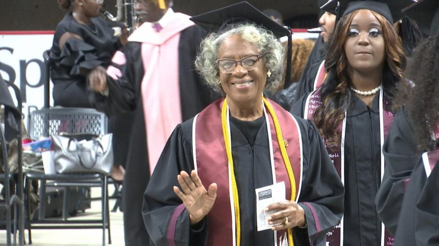 Donzella Washington, 80, earns degree
