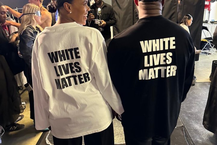 Kanye West creates new controversy with his “white lives matter” shirts
